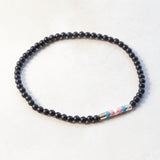 Transgender Flag Bead Bracelet