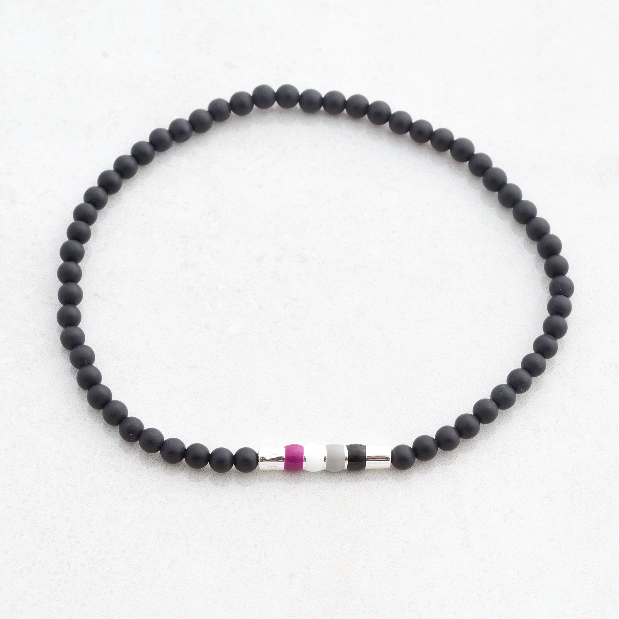 asexual bracelet asexual bead bracelet asexual flag jewellery, top