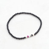 asexual bracelet asexual bead bracelet asexual flag jewellery, side