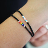 Transgender Flag Bead Bracelet