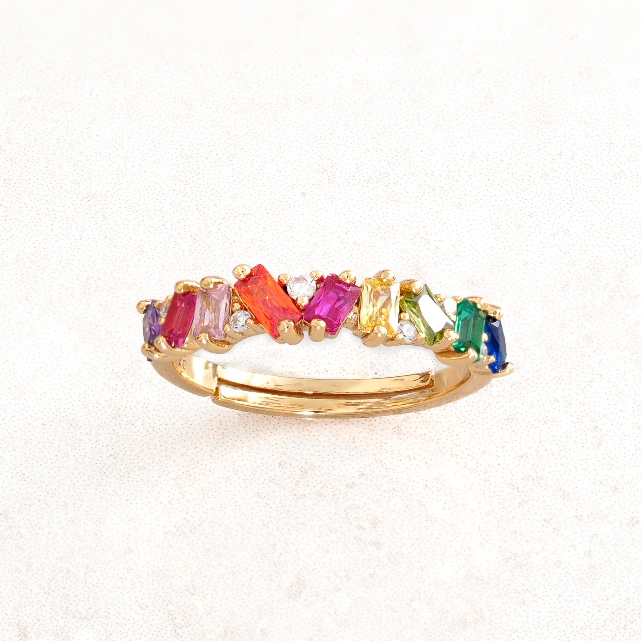 rainbow jewellery gift pack feature rainbow pride flag colours - ring