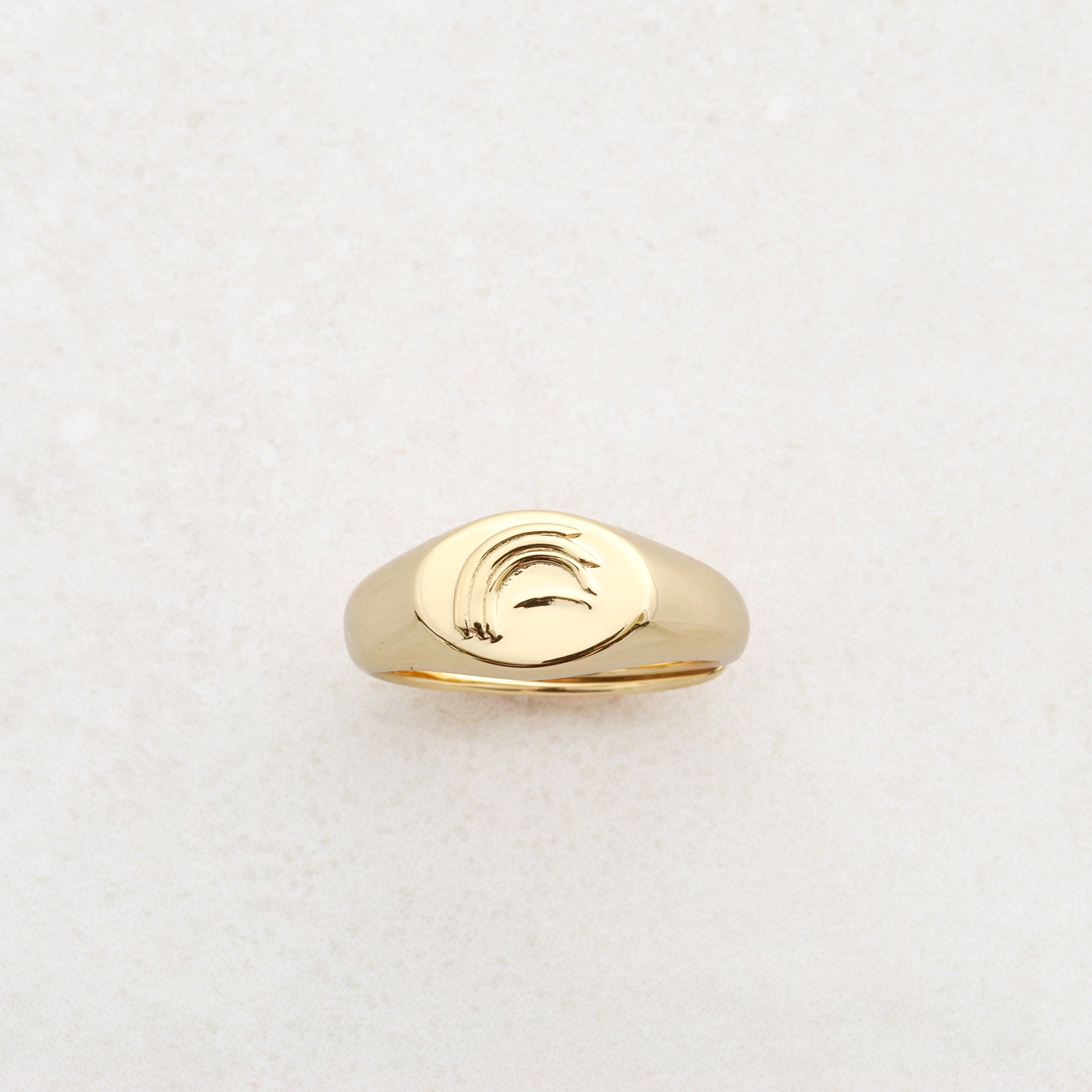 pridaura signet ring as part of pride jewellery collection wide